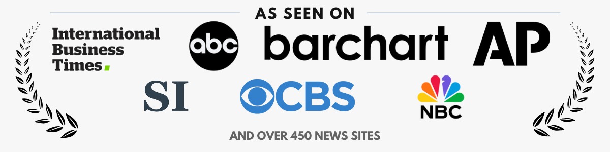 As seen on International Business Times, ABC, Barchart, AP, SI, CBS, NBC