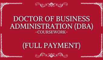 DBA Full Coursework