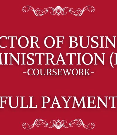 DBA Full Coursework