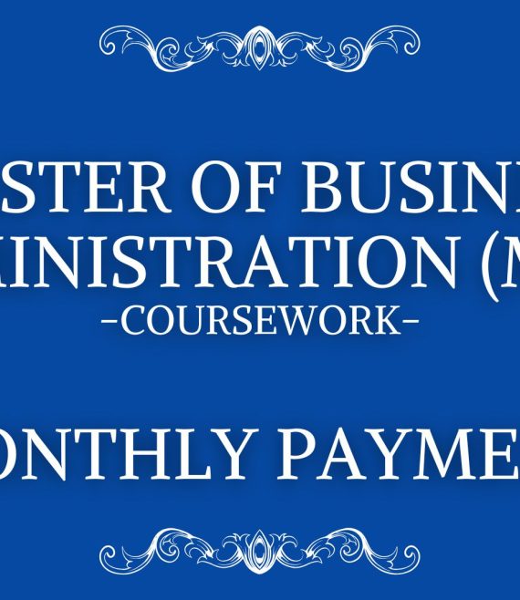 MBA Monthly Coursework