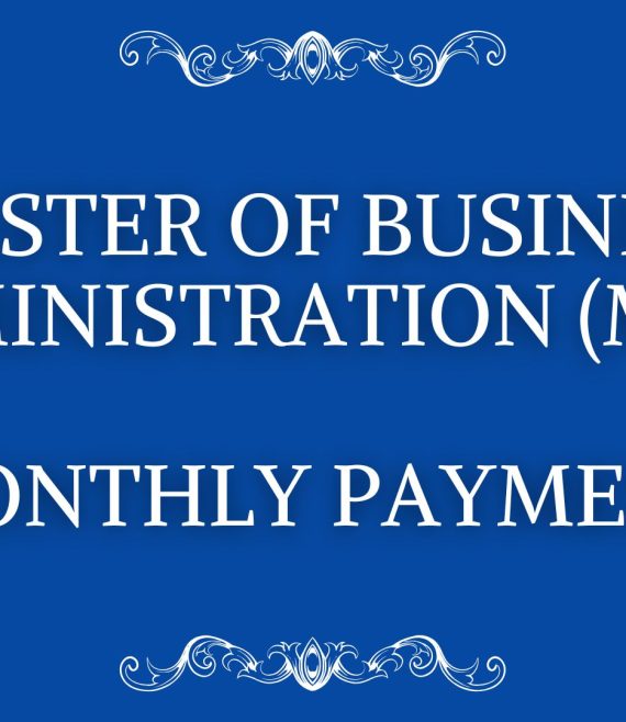 MBA Monthly Payment